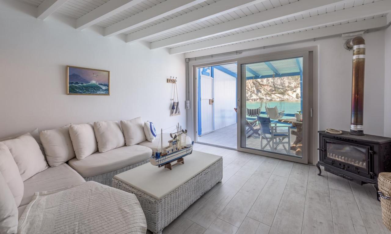 Aquanis Anchored, Sea Front House, Firopotamos Ngoại thất bức ảnh